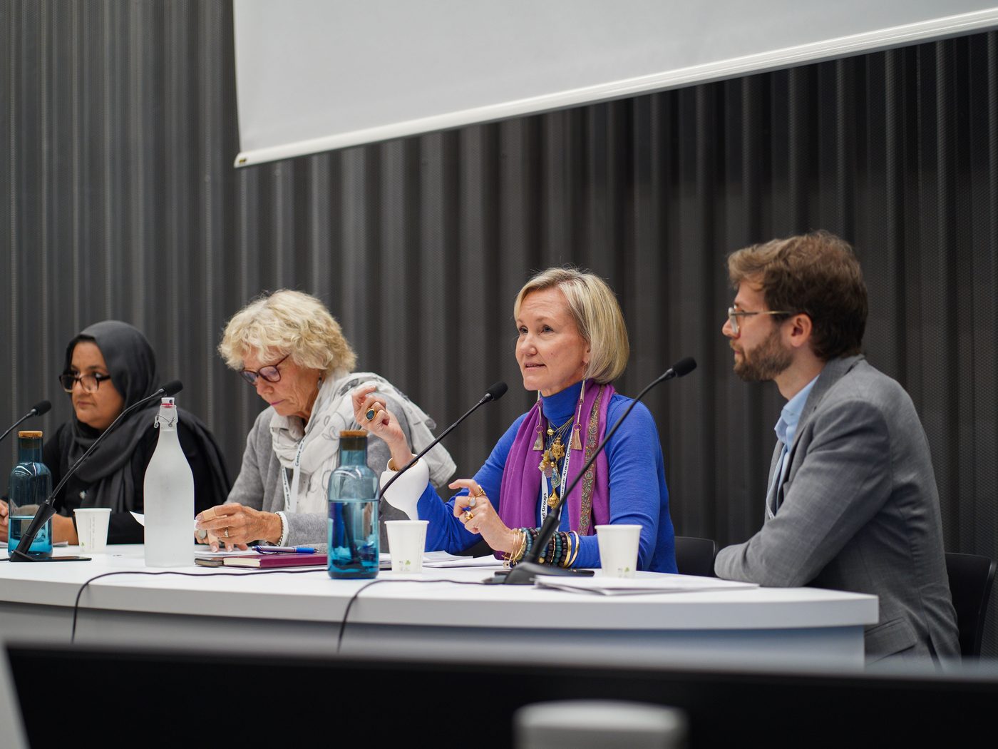 Florian Weigand on a panel at a Centre on Armed Groups event in Geneva